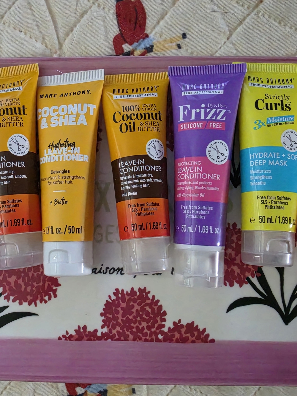 Marc Anthony 7 Pack Hair Treatments - Yellow, Orange, Purple, Blue
